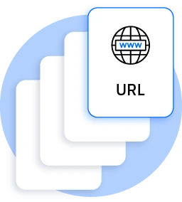 Choose your QR code type from URL, text, WiFi, vCard, and more options